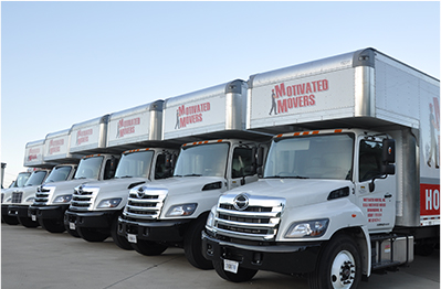 Motivated Movers Birmingham possesses a fleet of trucks, willing to help any customer!